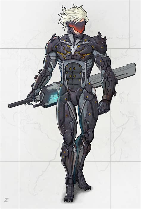 raiden metal gear concept art